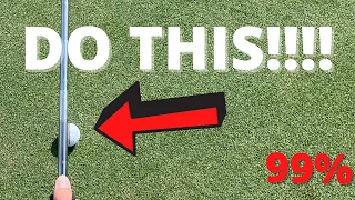 99% of people get this WRONG!! Hole MORE Putts with this SIMPLE TIP!!