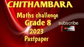 chithambara maths cellenge