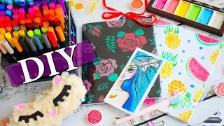 15 DIY ИДЕЙ BACK TO SCHOOL 2019  📚 Снова в школу | Канцелярия для учёбы своими руками