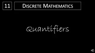 Discrete Math - 1.4.2 Quantifiers