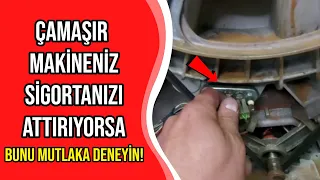 Çamaşır Makinesi Sigorta Attırıyor İse Bunu Mutlaka Deneyin