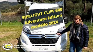 Scopri SUNLIGHT CLIFF 600 ADVENTURE EDITION modello 2024: Gabriella di Toscana Camper te lo presenta