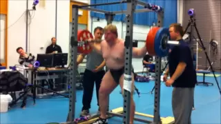 Carl Yngvar Christensen 315 kg unequipped squat