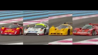 Group C : Jaguar XJR-16 / Porsche 962 / Nissan R90CK / Lancia LC2 and others at Paul Ricard