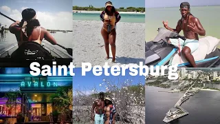 St Petersburg | Shell Key Island | Fort Desoto |Vlog | Clear Kayak | We got lost on Jet ski