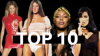 TOP 10 MODELS | Fiercest Runway Walks | Old Generation