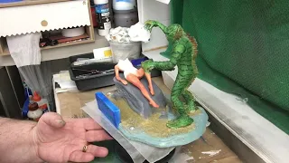 Creature  from the Black lagoon  by Monsters in motion  all painted