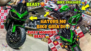 Haters Crashed my SUPERBIKE😭| Fully modified Ninja 1000🥵| Hulk ki new look dekho😱| MODIFICATION😍