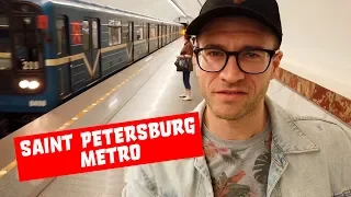 Russia: Saint Petersburg Metro, ALL stations (blue line)