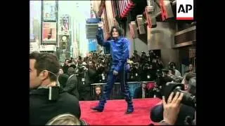 Michael Jackson Concert New York, Michael Jackson 'Invincible' Album Launch