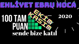 2020 EKİM - KASIM EHLİYET SINAV SORULARI - EHLİYET SINAV SORULARI 2020- ÇIKMIŞ SORULAR - HAZIRLIK