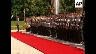 German Chancellor and Russian President meet