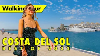 Best of Costa del Sol walking tours - summer 2022 - Marbella to Málaga town & beach virtual tours