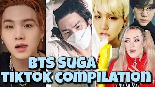 BTS SUGA - Min Yoongi - Tiktok Compilation #87 *full screen* (by Taeesc) REACTION! | THIRSTDAY #14