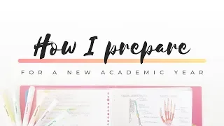 How I prepare for a new academic year - Back to school 2019 | studytee