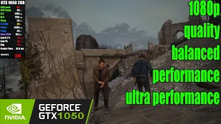 GTX 1050 2GB | UNCHARTED 4 Legacy of Thieves Collection PC - 1080p, FSR 2.0 All Settings