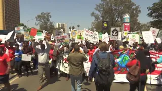 From Dakar to Johannesburg: Africans march for action on climate change