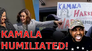 CLUELESS Kamala Harris CLAPS As She Is HUMILIATED To Her Face With "War Criminal" Protest Song!