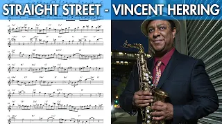 Vincent Herring on "Straight Street" (Coltrane) - Solo Transcription (Eb Alto Saxophone)