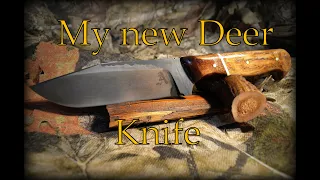 Handmade Personal Hunting Knife... 40 hours in 45 minutes #handmadeknives #huntingknife#knifemaking