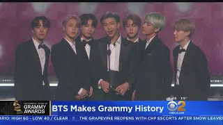 BTS First K-Pop Act To Present At The Grammys