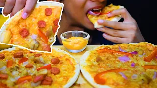ASMR VEGGIE PIZZA & CHICKEN PIZZA | MUKBANG 먹방 | REAL EATING SOUNDS (No Talking) | MAGU ASMR