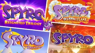 Spyro The Dragon All Intros - Evolution
