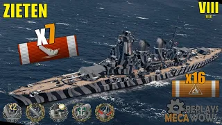 Zieten 7 Kills & 183k Damage | World of Warships Gameplay