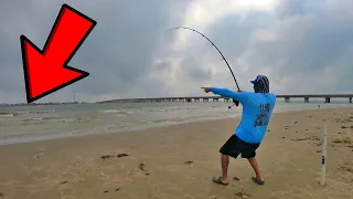 Fishing The MOST Dangerous Spot in Texas for HUGE Fish | SLP Jacks and Sharks on Fire