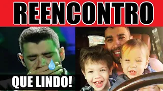 Gusttavo Lima tem REENCONTRO EMOCIONANTE com filhos após separação de Andressa Suíta: 'QUE LINDO!'