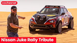 Nissan Juke Rally Tribute ¡A fondo por el desierto del Sahara con un híbrido! | Prueba | coches.net