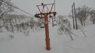 Niseko Hirafu chairlift 4, March 2023 (GX010146)