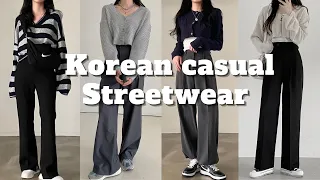 Korean Streetwear Fashion🇰🇷🇰🇷| Women's Casual Korean Outfit Inspo  #koreafashion #koreanoutfitideas