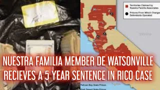 NUESTRA FAMILIA DUE COLLECTOR FROM WATSONVILLE RECIEVES 5 YEARS IN FEDS IN OPERATION QUIET STORM