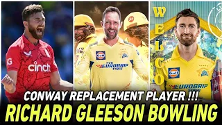 Richard Gleeson Bowling 🤯 New CSK Player 🔥 Devon Conway Replacement