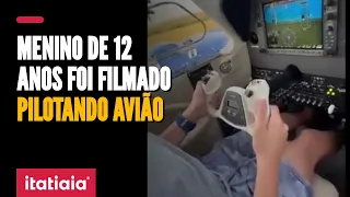 VIDEO MOSTRA CRIANÇA QUE MORREU EM ACIDENTE AÉREO PILOTANDO AVIÃO