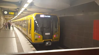 U-Bahn Berlin|Mitfahrt im H97 auf der U9 von Güntzelstraße bis Rathaus Steglitz