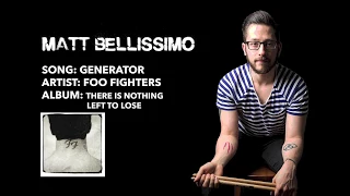 Matt Bellissimo - Generator (Foo Fighters Drum Cover)