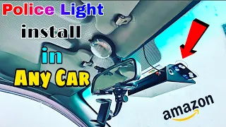 Police Light Install in Car | saleem ki gali