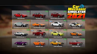 My cars in Car Mechanic Simulator 2021 Part 1