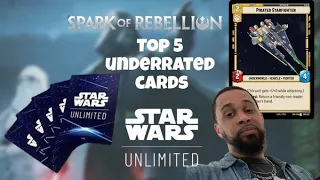 Top 5 Underrated Cards In the Spark of Rebellion Star Wars Unlimited Meta Game