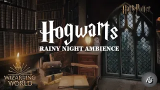 Hogwarts Classroom | Harry Potter Ambience Sounds | Rain |  Scenes for Studying, Focusing, & Sleep