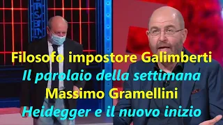 Filosofo parassita Galimberti Massimo Gramellini Heidegger e il nuovo inizio