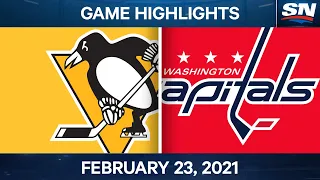 NHL Game Highlights | Penguins vs. Capitals – Feb. 23, 2021