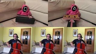 SQUID GAME - PINK SOLDIERS THEME by 23 -  ARRANGEMENT FOR 12 CELLOS, SQUID GAME COFFIN AND CARILLON