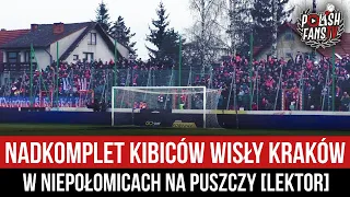 Nadkomplet kibiców Wisły Kraków w Niepołomicach na Puszczy [LEKTOR] (08.04.2023 r.)