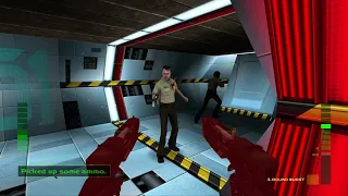 Perfect Dark Playthrough - Mission 07 - Area 51 - Infiltration (Perfect Agent Difficulty)