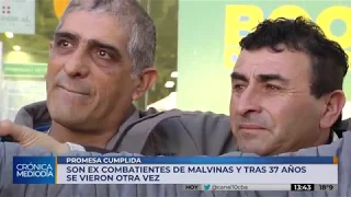 Córdoba: excombatientes de Malvinas se encuentran tras 37 años