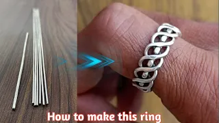 Twisted Rope Style ring/silver ring making/jewelry making
