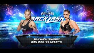 WWE 2K23 SMACK DOWN RONDA ROUSEY VS RHEA RIPLEY SPECIAL MATCH WOMEN WRESTLEMANIA
